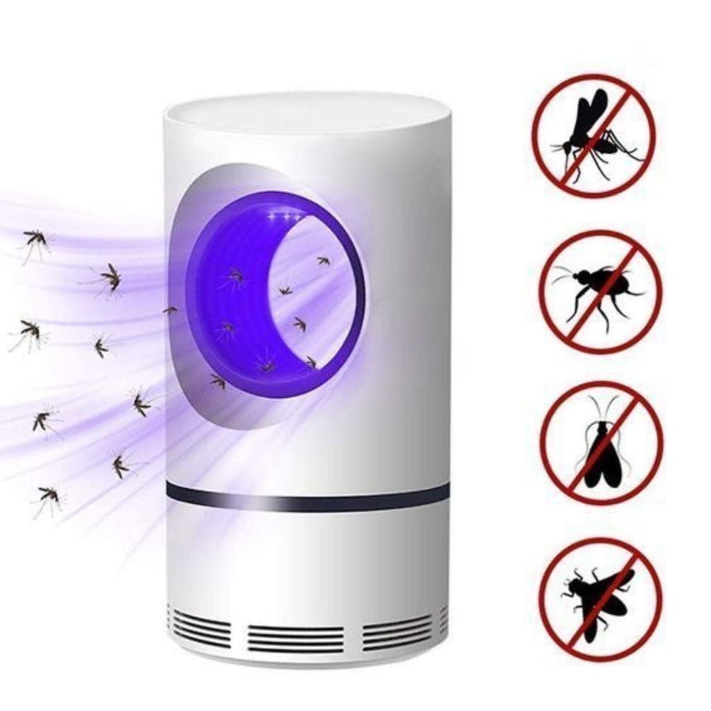 Armadilha Elétrica para Mosquitos com Luz UV Recarregável – Proteja Sua Casa de Mosquitos