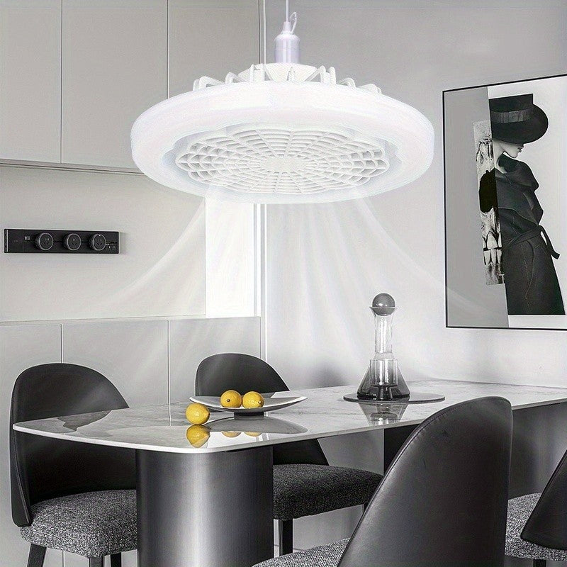 Ventilador de Teto LED – Design Moderno e Conforto para Sua Casa