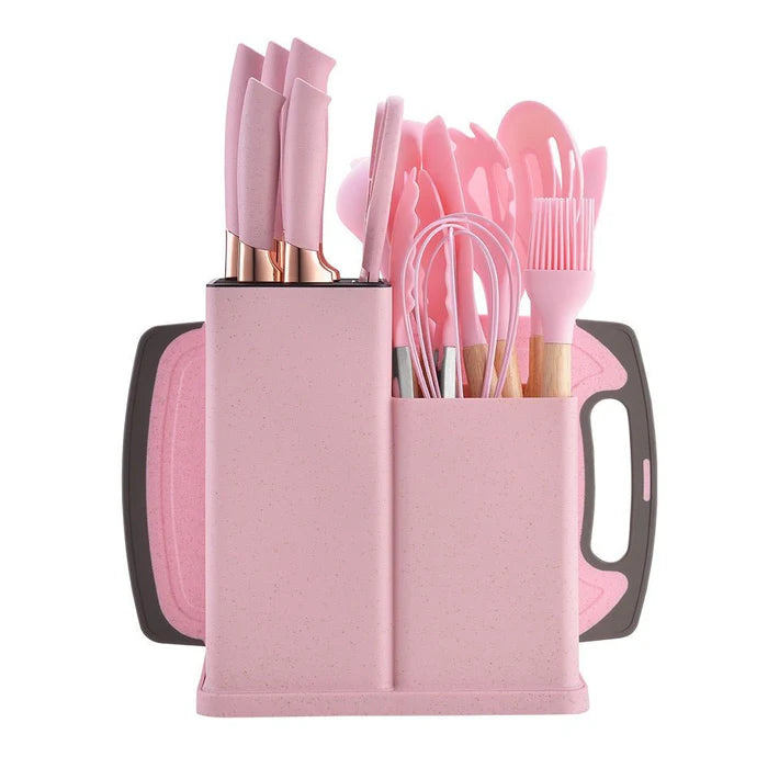 Kit Utensílios de Cozinha 19 Peças – Completo para Todas as Receitas