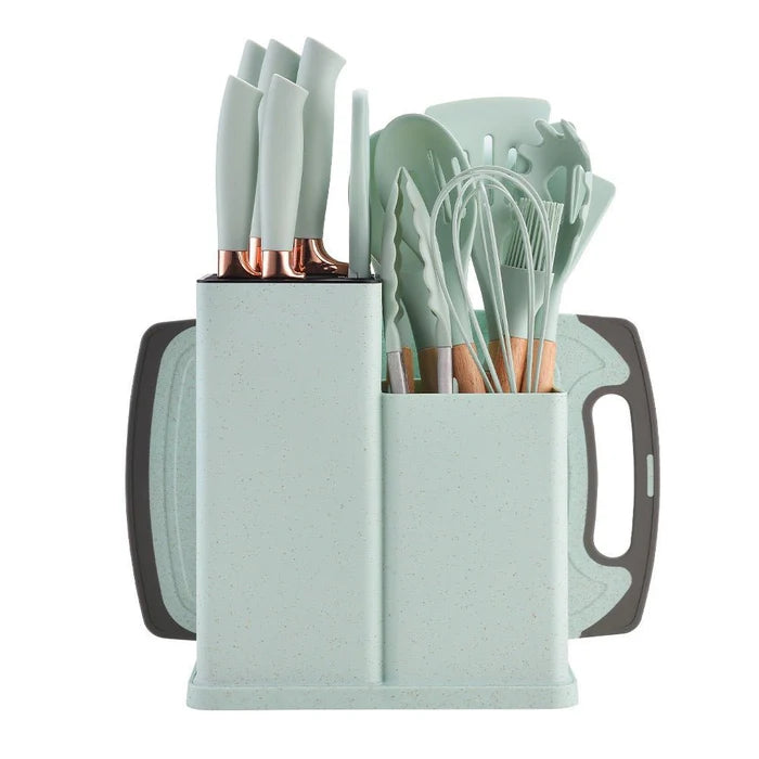 Kit Utensílios de Cozinha 19 Peças – Completo para Todas as Receitas