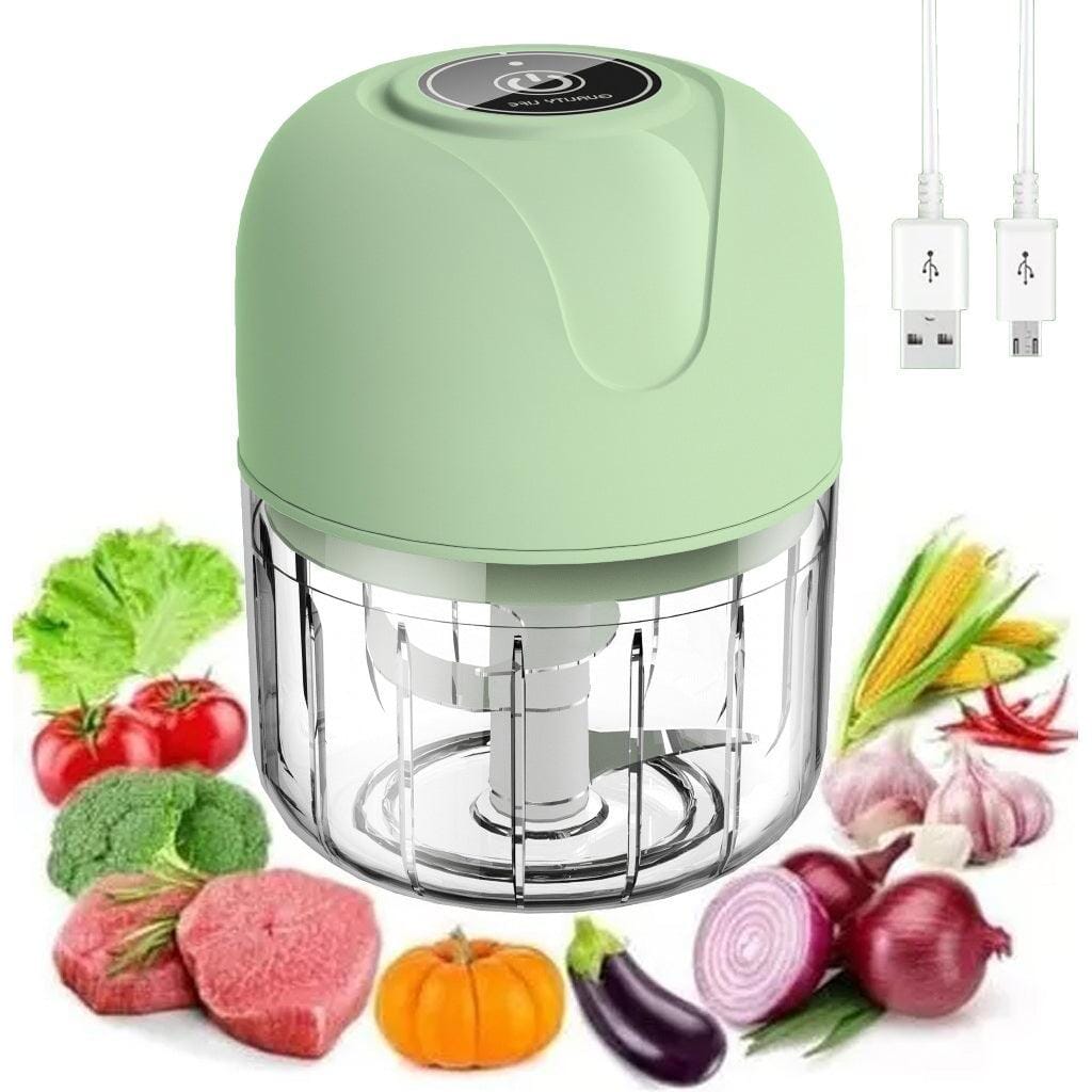 Triturador de Alho Elétrico Portátil – 3 Lâminas de Aço Inox - LK House